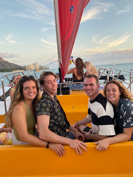 🦃 Letter 87: Friendsgiving Festivities, The Art of Pausing in a Busy World, A Slow Holiday Toast, Writing Studio Reflection, Aloha