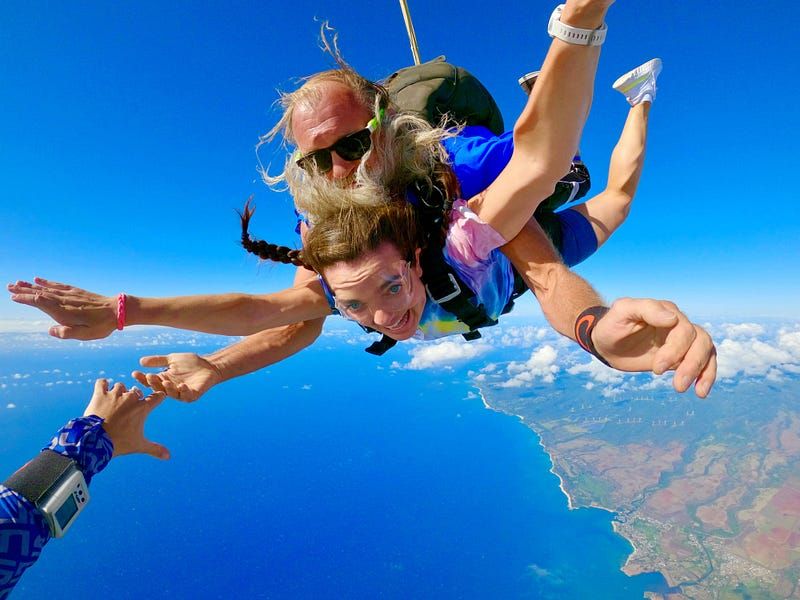 🪂 Letter 70: Skydiving, Camping, Sailing, Designing Your Life, Paracosm