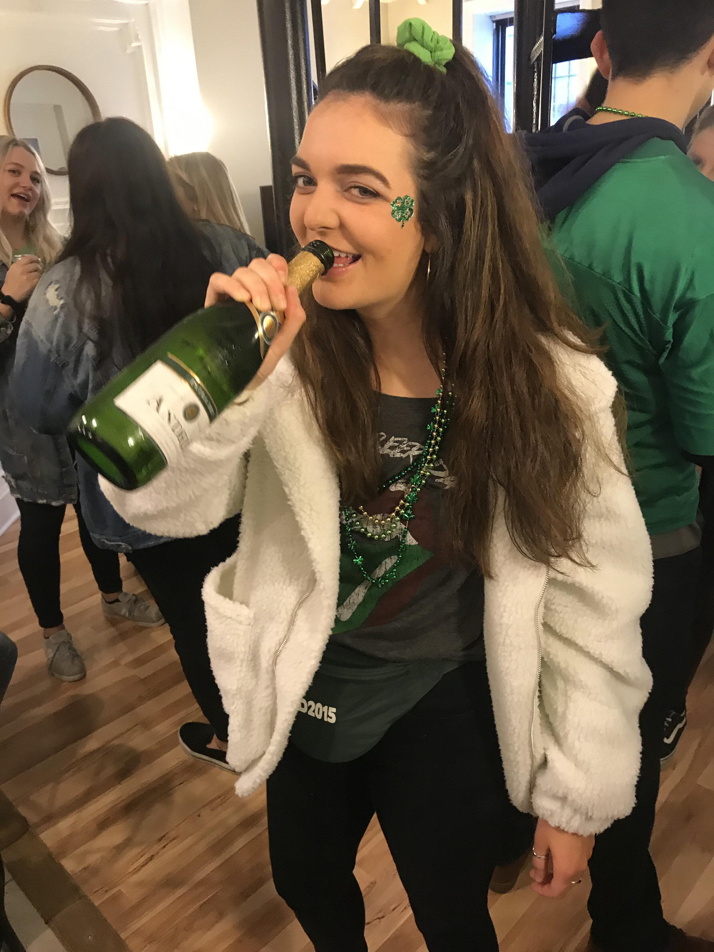 My first St. Patrick’s Day in Chicago seeing the green river Circa 2019 that I was miserably hungover for days after.